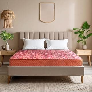 Kurlon Natural Coir Pad Mattress | Rubberized Coir | Breathable Fabric |Medium Firm Support| Natural Cooling | PU Foam Quilting | Premium Finish | Double Size | 72x48x5 | 2 Yrs Warranty