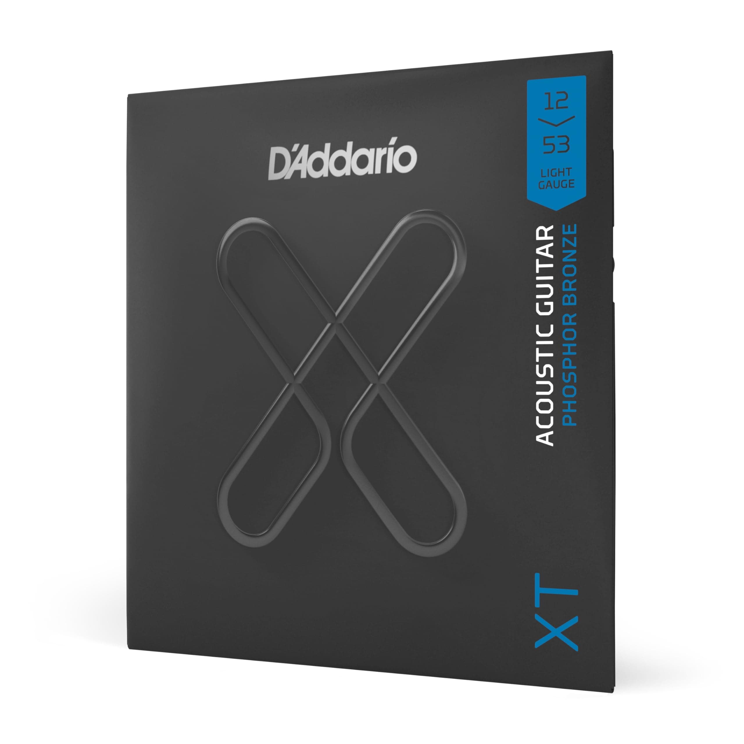 D'Addario XTAPB1253 XT Phosphor Bronze Acoustic Guitar Strings, Light, 12-53