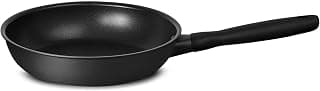 Meyer Midnight Hard Anodized Aluminium Non Stick Frypan | Frying Pan | Omlette pan | Fry pan with Stick Handle | Egg Pan | Gas and Induction Compatible, 24cm