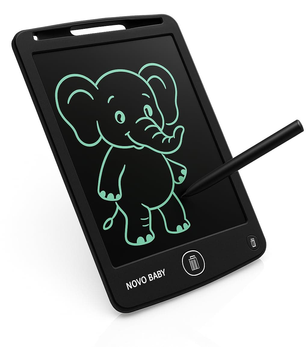 Novo Baby 8.5″ LCD Writing Tablet for Baby – Reusable Magic Slate for Kids 2–5 Years & LED Writing Pad for Students – Educational Drawing Board | Screen-Free Activity Toy