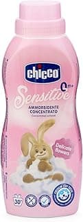 Chicco Baby Fabric Softener with New Odour Elimination Technology, Keeps Clothes Gentle, Fresh & Fragnant, Dermatologically Tested, Delicate FLowers (750ML)