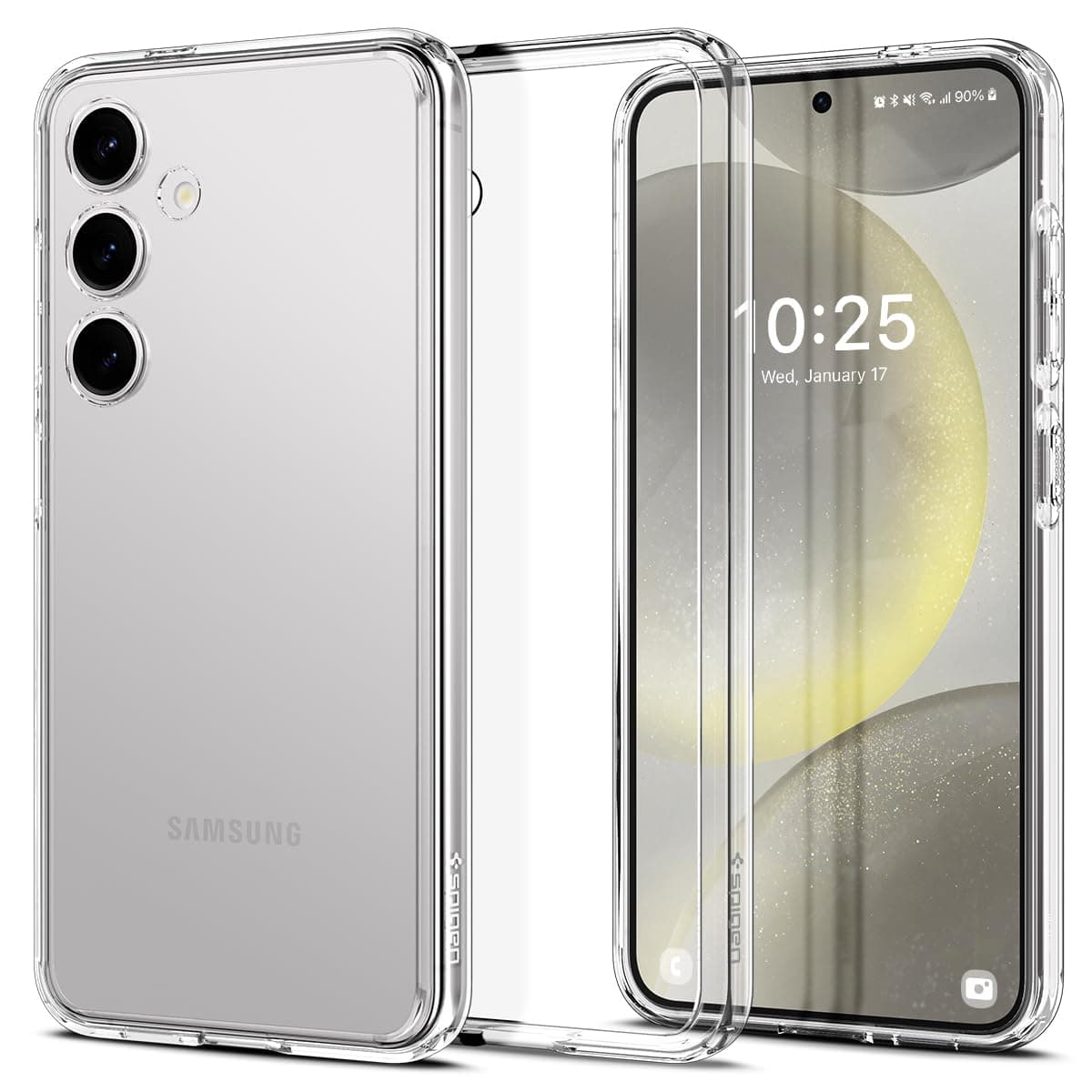 Spigen Ultra Hybrid | Samsung Galaxy S24 Case [Transparent] [Air Cushion Protection] Galaxy S24 Back Cover | TPU+PC - Crystal Clear