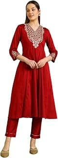 W for Woman Zari Embroidered Anarkali Kurta