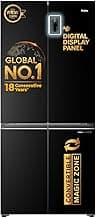 Haier 520 L 3 Star Lumiere Frost Free Triple Inverter French Door Side by Side Refrigerator (HRB-600EK, Ebony Black, Magic Convertible Zone, Deo Fresh Technology, 2026 Model)
