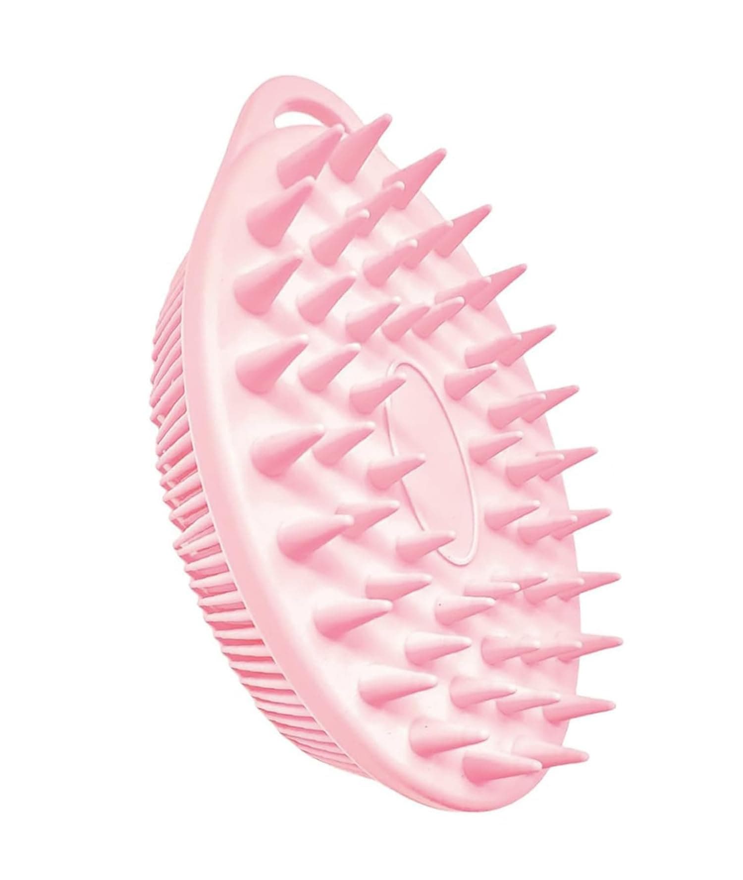 INOVERA (LABEL) Exfoliating Silicone Bathing Scrubber for Womens & Mens - Soft Body Wash Shower Brush - Dual-Sided Cleaning Brushes (Rose Gold)