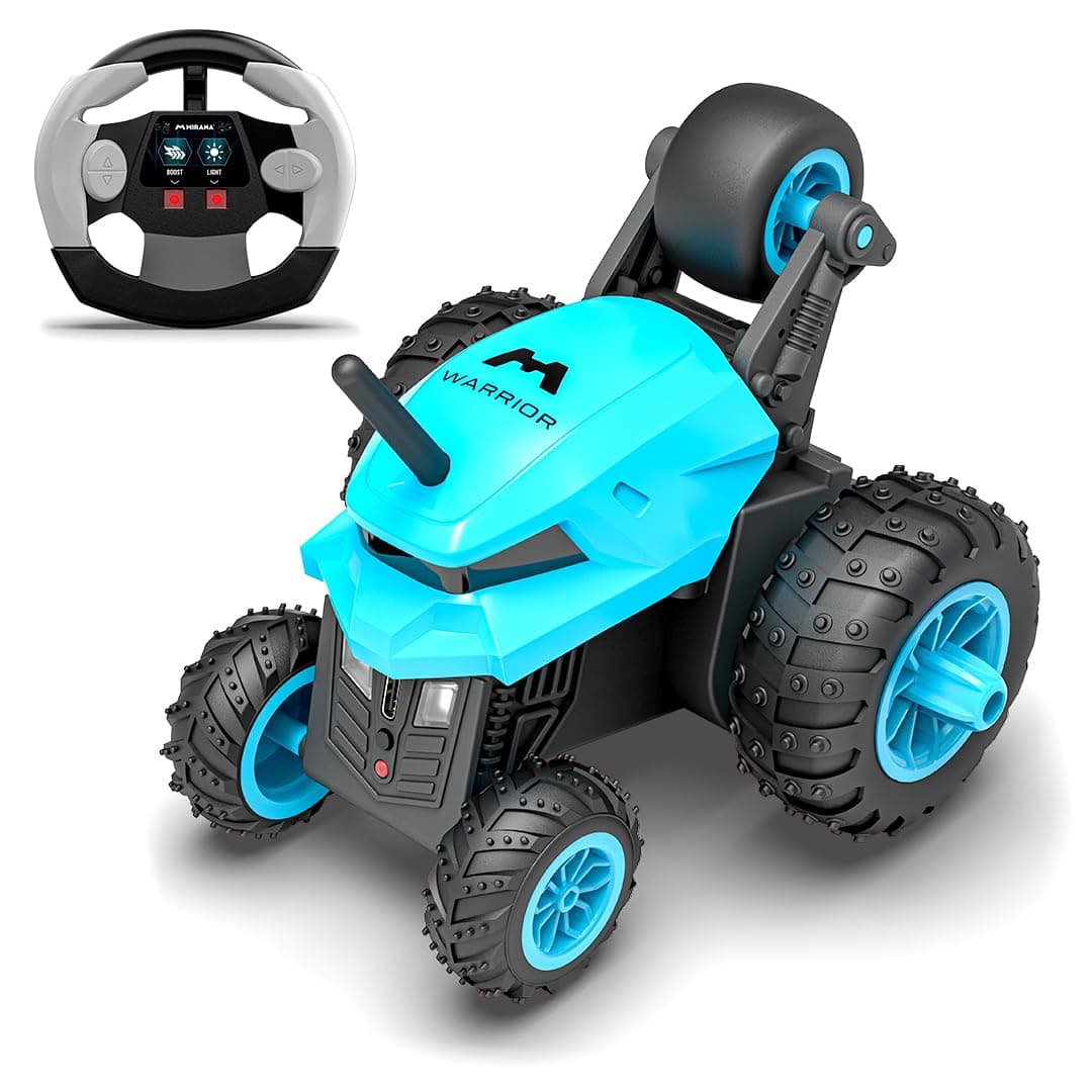 Mirana Warrior 360 Stunt RC Car for Kids | Fast Remote Control Car Toy | Sky Blue