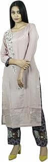 Generic Zara Ladies Fashion Hub Muslin Fabric Designer Kurta and Pants for Women's & Girls