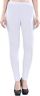 TRASA Ultra Soft Cotton Churidar Solid Regular and Plus 35 Colours Leggings for Womens and Girls- Sizes :- M, L, XL, 2XL, 3XL, 4XL, 5XL, 6XL