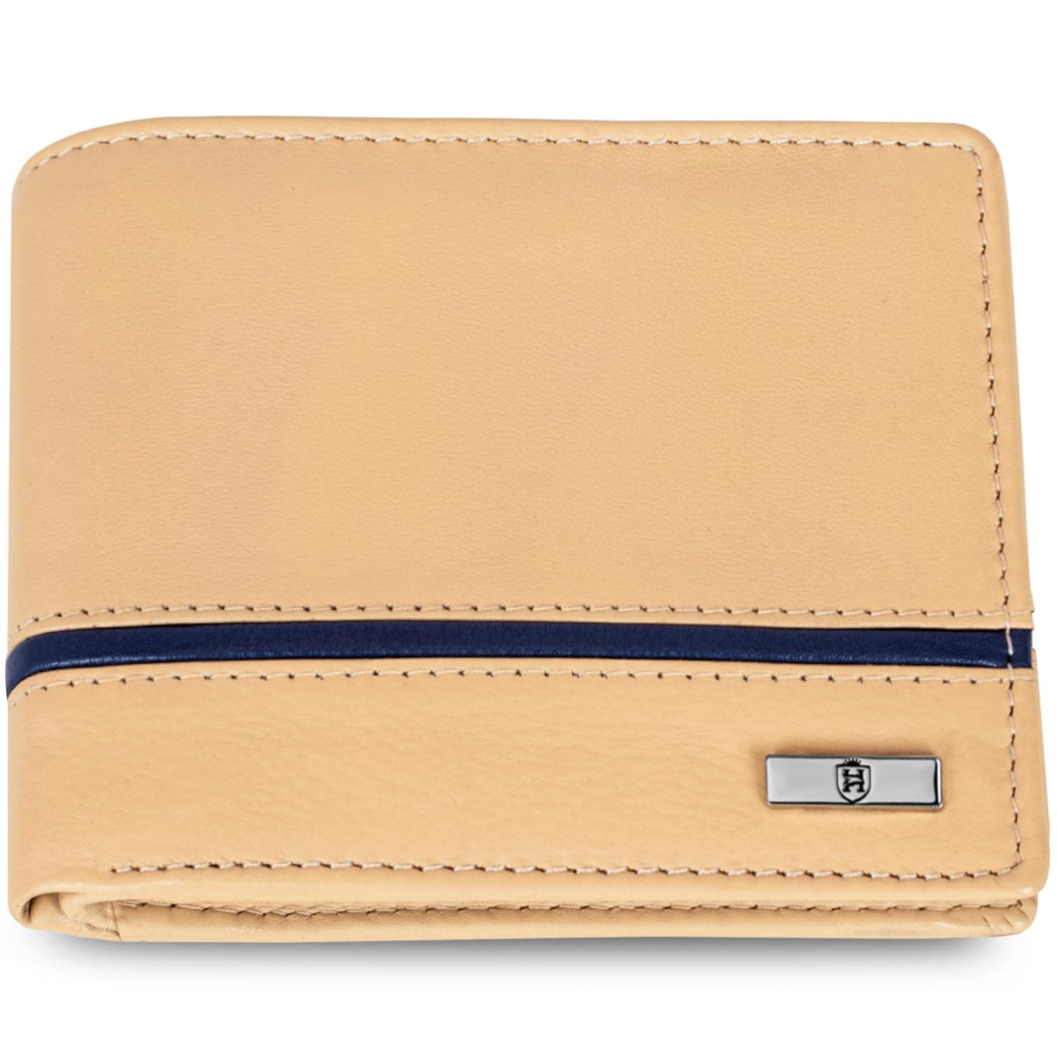 HORNBULL Denial Leather Wallet For Men | Wallets Men With Rfid Blocking | Mens Wallet Dune,Beige