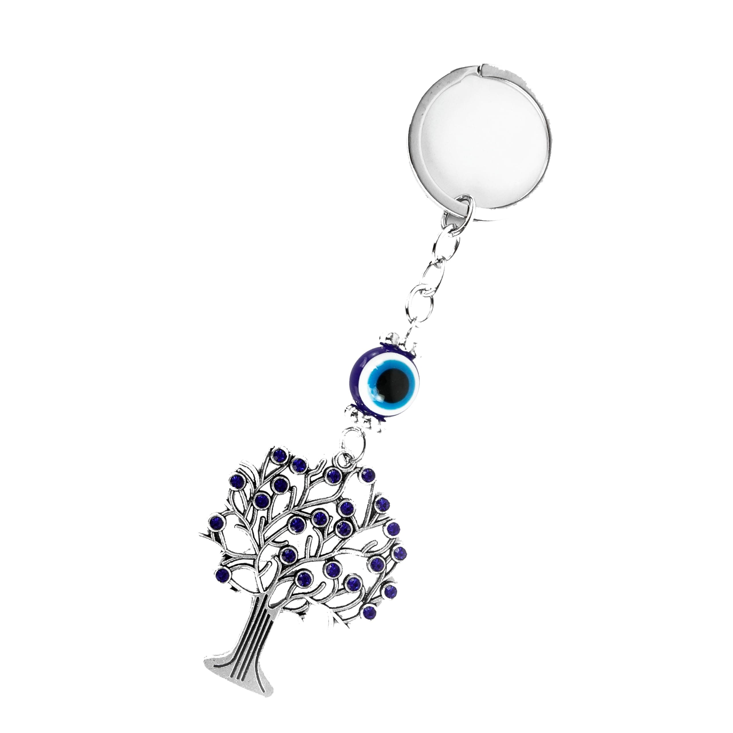 Storite Evil Eye Tree of Life Keychain | Protective & Stylish, Keyring for Men & Women, Ideal Gift for Friends & Family