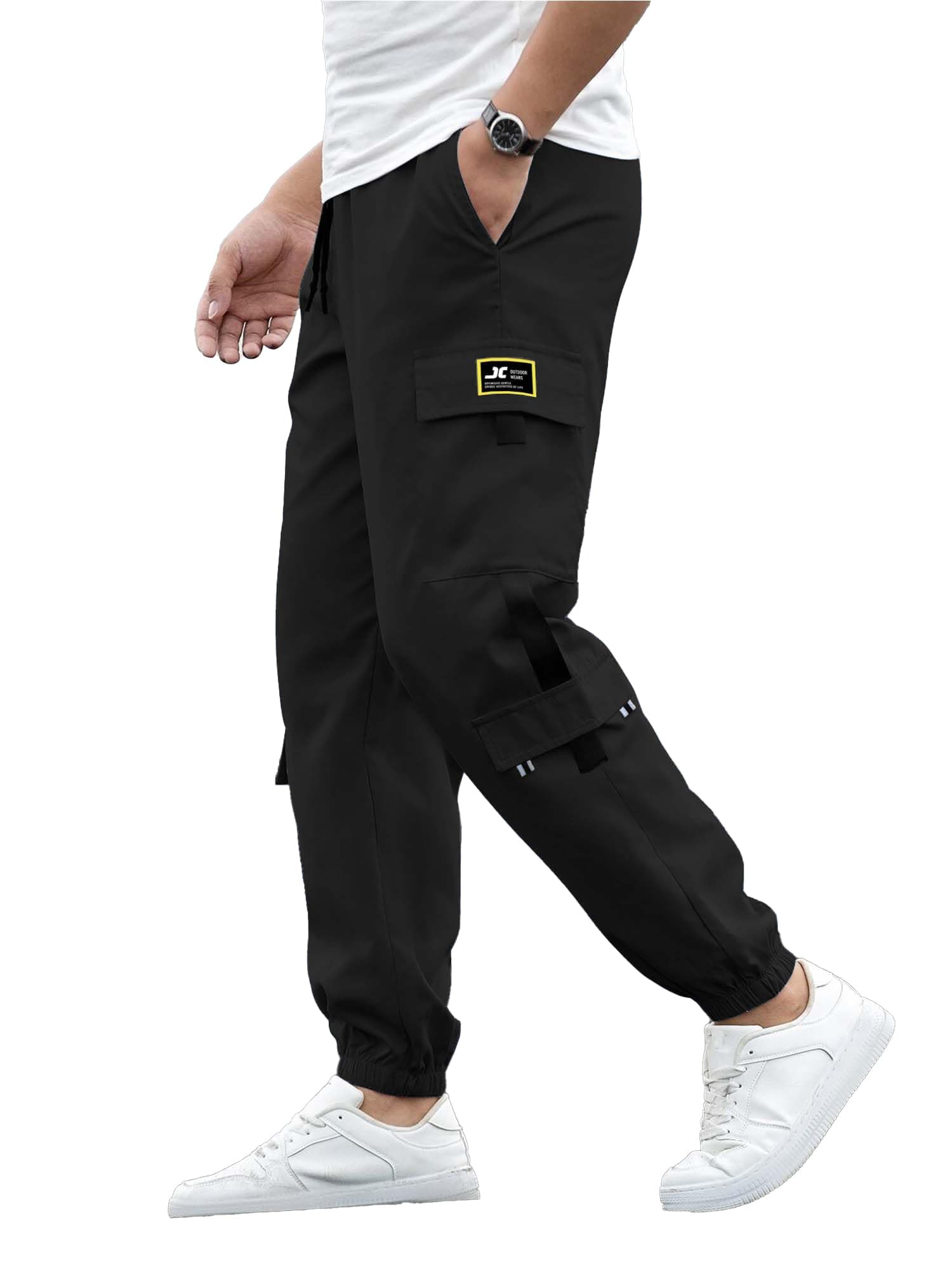 Jump Cuts||Cargo Pants for Men||Stylish Lycra Blended Mens Cargo||Drawstring Relaxed Fit Cargo Pants