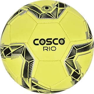Cosco Rio Football - Size: 3 (Pack of 1, Yellow, Black)