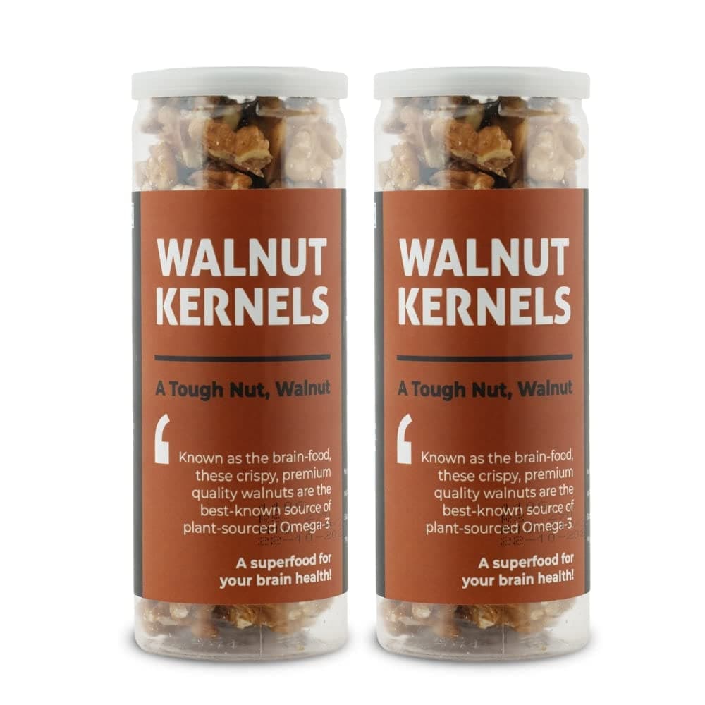 Omay Foods Premium Walnut Kernels Akhrot, 100g (Pack of 2) | Omega-3 Rich | Brain and Heart Health | No Preservatives | No Added Salt | Natural Dry Fruit | Ready to Eat Akhrot Giri I Kashmiri