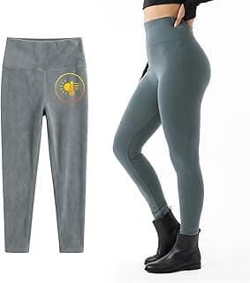Boldfit Skinny Fit Thermal Wear for Women Leggings Winter Wear for Women Warm Fleece Natural Insulation Lower Body Warmer for Woman Polyspandex Tights Thermals for Woman Winter Inner Leggings