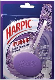 Harpic Hygienic Toilet Cleaner Rim Block, Lavender - 26 g | India's # 1 Toilet Cleaner