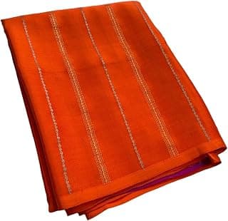 AYYAPPASILK Women's Traditional Design Semi Mysore Silk Saree Handwoven Elegant And Perfect for Weddings And Festival With Matching Blouse Piece