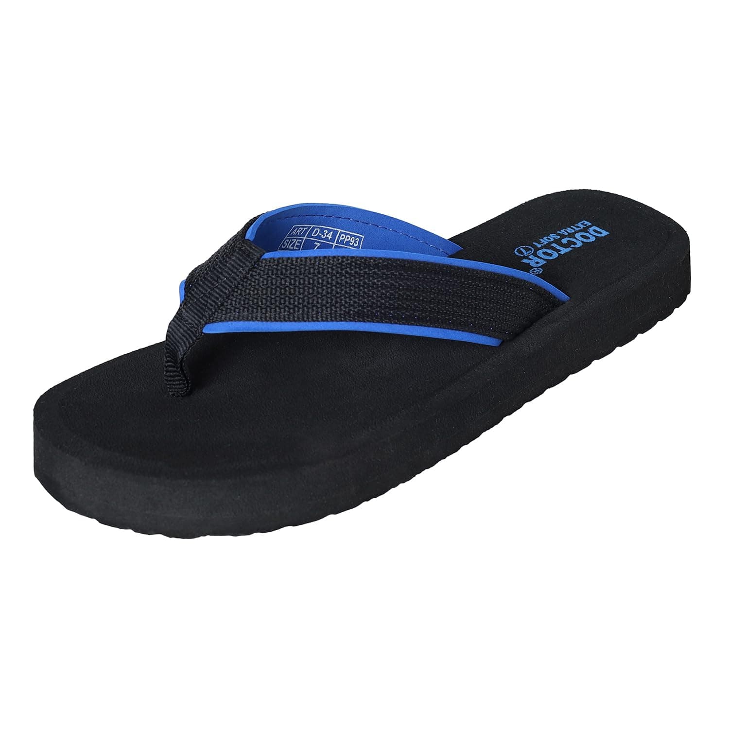 DOCTOR EXTRA SOFT Doctor Slippers for Men's Orthopedic Diabetic Non-Slip Lightweight Durable Cushion Comfortable Flat Mcr Casual Stylish Dr Chappals and House Flip flops For Gent's and Boy’s D-34
