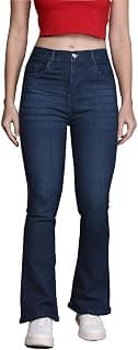 Nifty Women's Denim Stretchable High Waist Bootcut Jeans