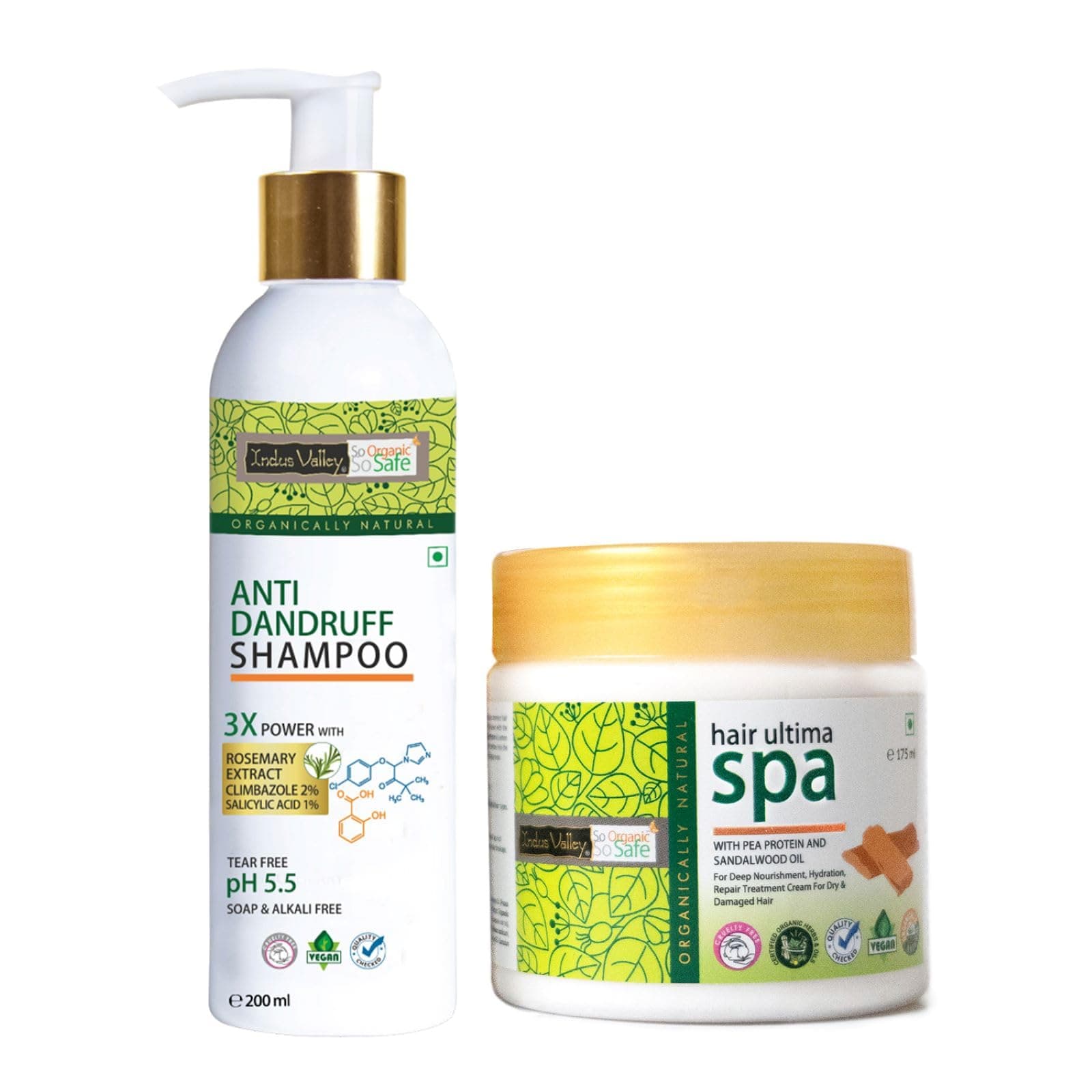 Indus Valley Anti-Dandruff With Hair Spa for Dry and Damage Hair