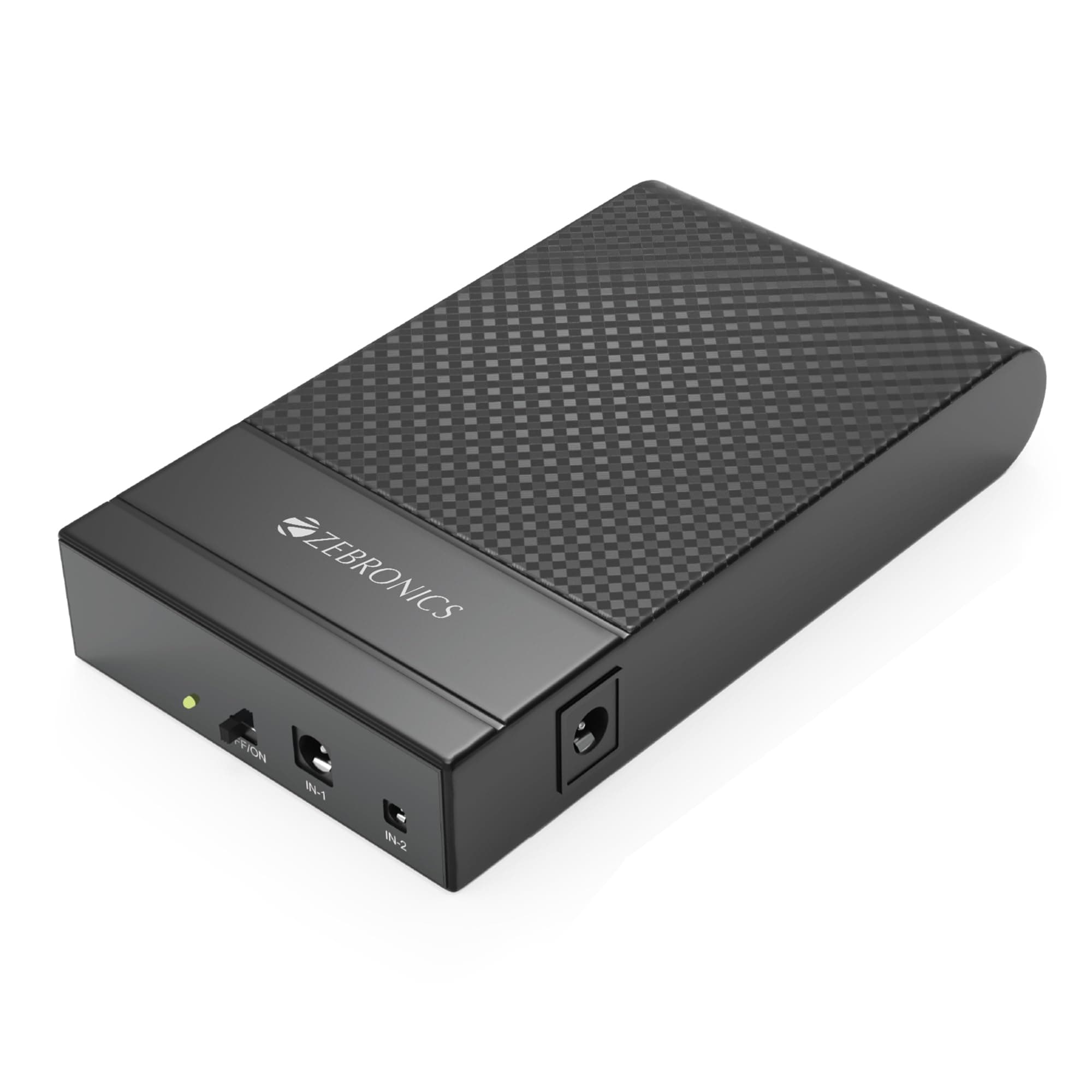 Zebronics Router UPS, 8000mAh Battery, Upto 6 Hours Backup, 3A Output, Dual Input Ports, Fast Charging, Over Voltage & Short Circuit Protection, Portable and Carry-Friendly (EnergiUPS 8K)