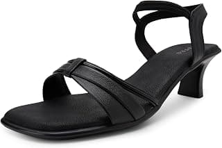 Metro Women's Stylish Back Strappy Design with Kitten Heel