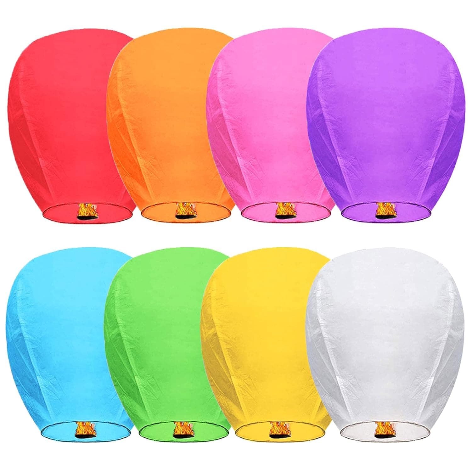 ShikharRetails Sky Lanterns 100% Biodegradable No Assembly Required - Beautiful Lantern for Weddings, Birthdays, Parties,Memorials and Much More (Pack of 1)