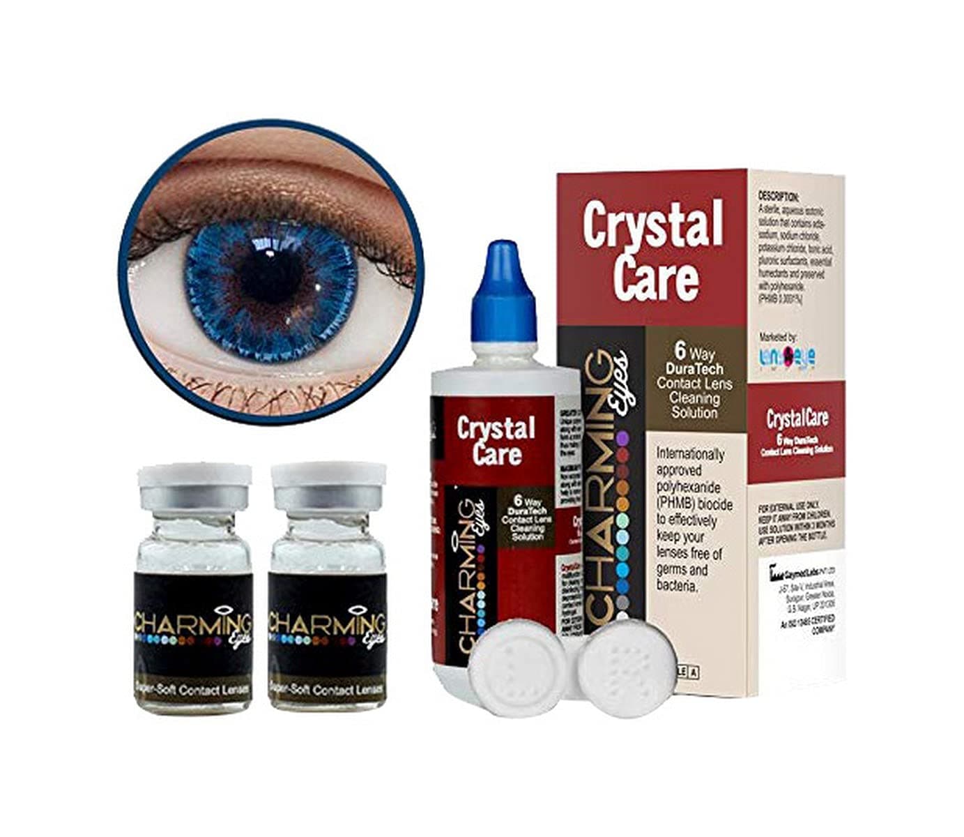 Charming Eyes 2Tone Yearly Color Lenses (Brown-0.00)