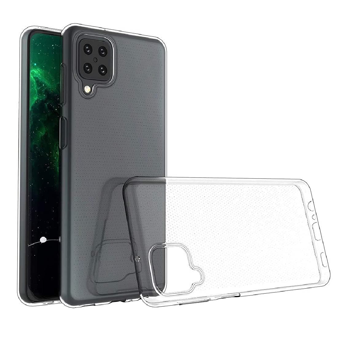 Amazon Brand - Solimo Basic Case for Samsung Galaxy A22 (Silicone_Clear)