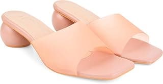 JM LOOKS Trendy Block Heel Sandals With Solid Comfortable Sole For Womens & Girls IRF-109-X
