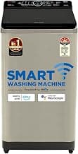 Panasonic 8 Kg Wifi Built-In Heater Fully-Automatic Top Loading Smart Washing Machine Appliance (NA-F80V10SRB, Stainless Steel, Compatible with Alexa)