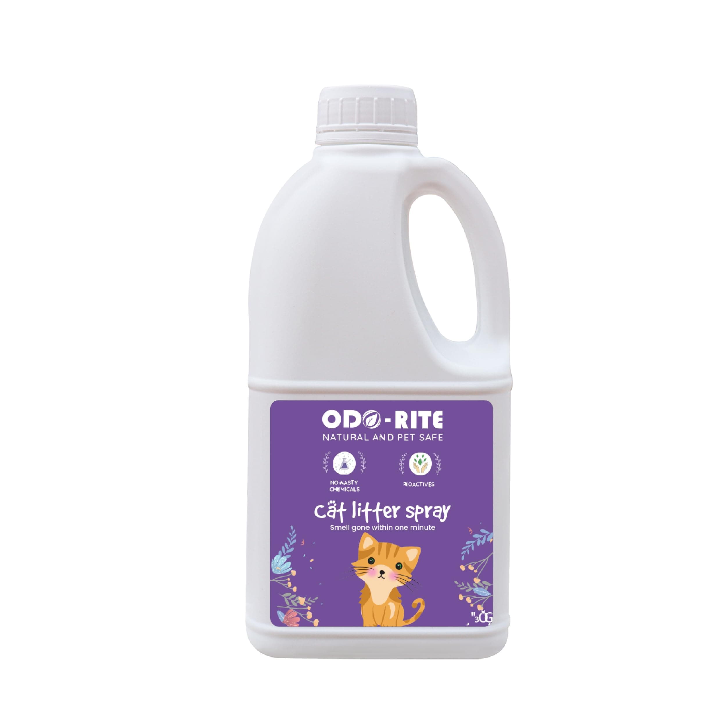 ODO-RITE Cat Litter Spray, Odour Eliminator Removes Smell from Litter Box (1000 ml - Pack of 1)