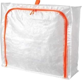 ikea Digital Shoppy Polypropylene Square Storage Unit (Clear, 55 X 49 X 19 Cm), Transparent