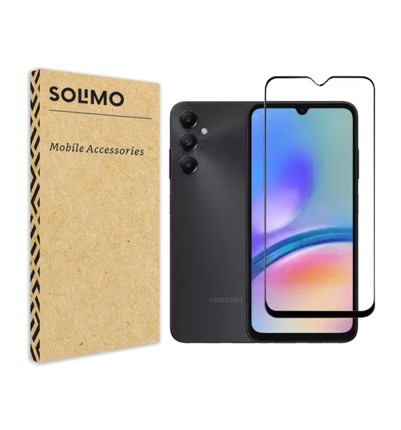 Amazon Brand - Solimo Tempered Glass Screen Protector Compatible with Samsung Galaxy M16 5G Transparent Protective Film [Clear HD]
