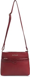Caprese Viva Medium Sling Bag for Women with Adjustable Strap & Zipper Closure for Comfortable Wear | Versatile Handbag for Everyday Use, Travel, and Special Occasions