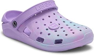Liberty A-HA Pink & Purple Clogs for Women - EVA Slip-On Comfort