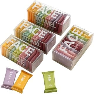 SYSVENT The Future 14 PCS Pure Cotton Compressed Towels for Travel | Disposable Washcloths for Face & Hands | Thick Portable Dry & Wet Wipes | Reusable Compact Towels