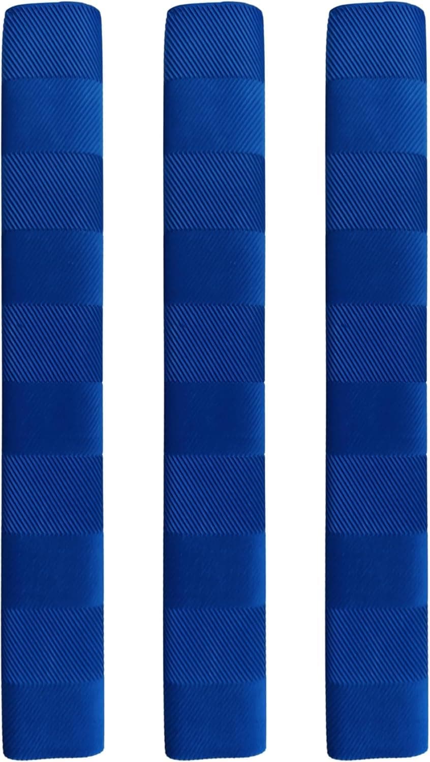 Whitedot Matrix Cricket Bat Grip - Royal Blue - Pack of 3