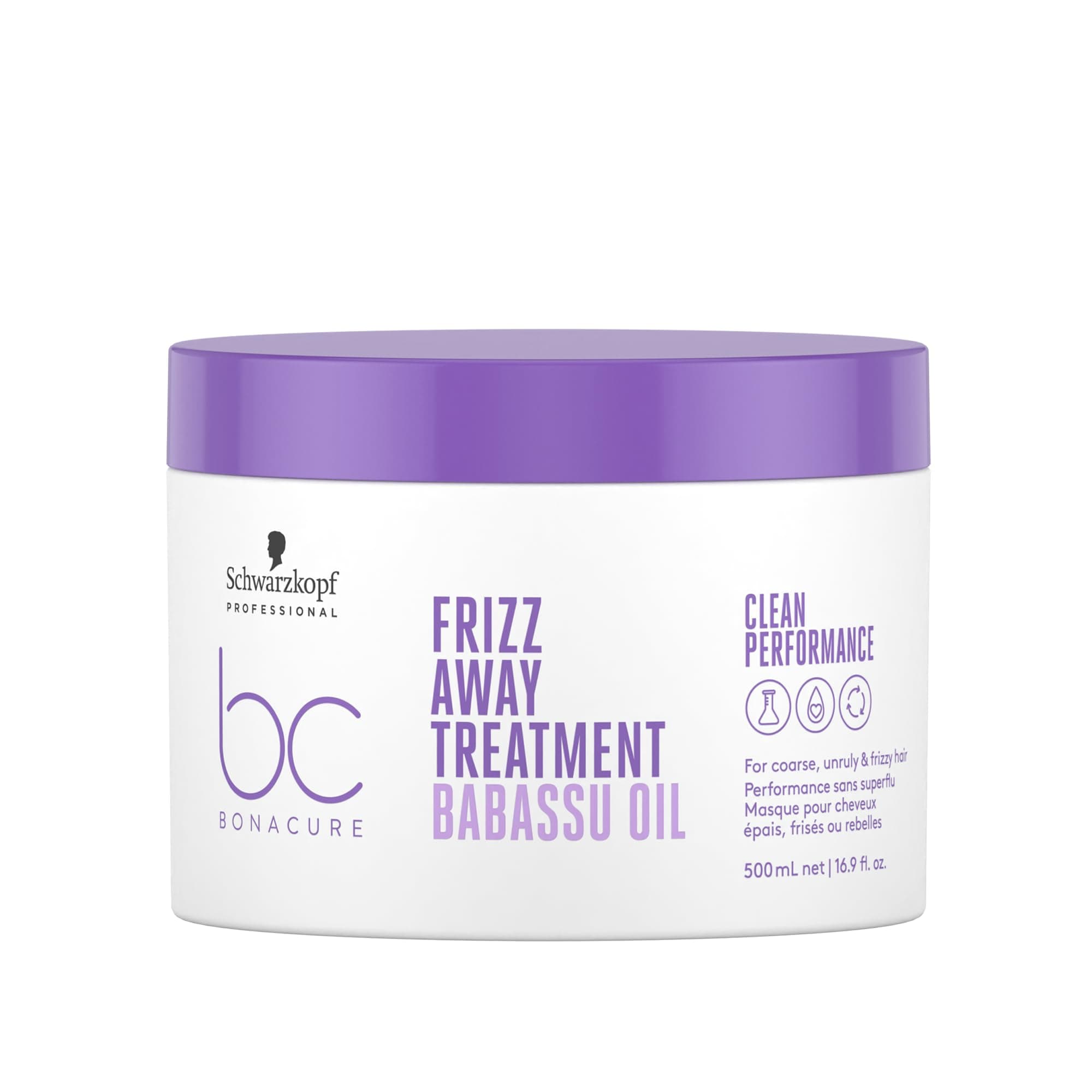 Schwarzkopf Professional Bonacure Frizz Away Treatment with Babassu Oil, with Vegan Keratin 450 ml