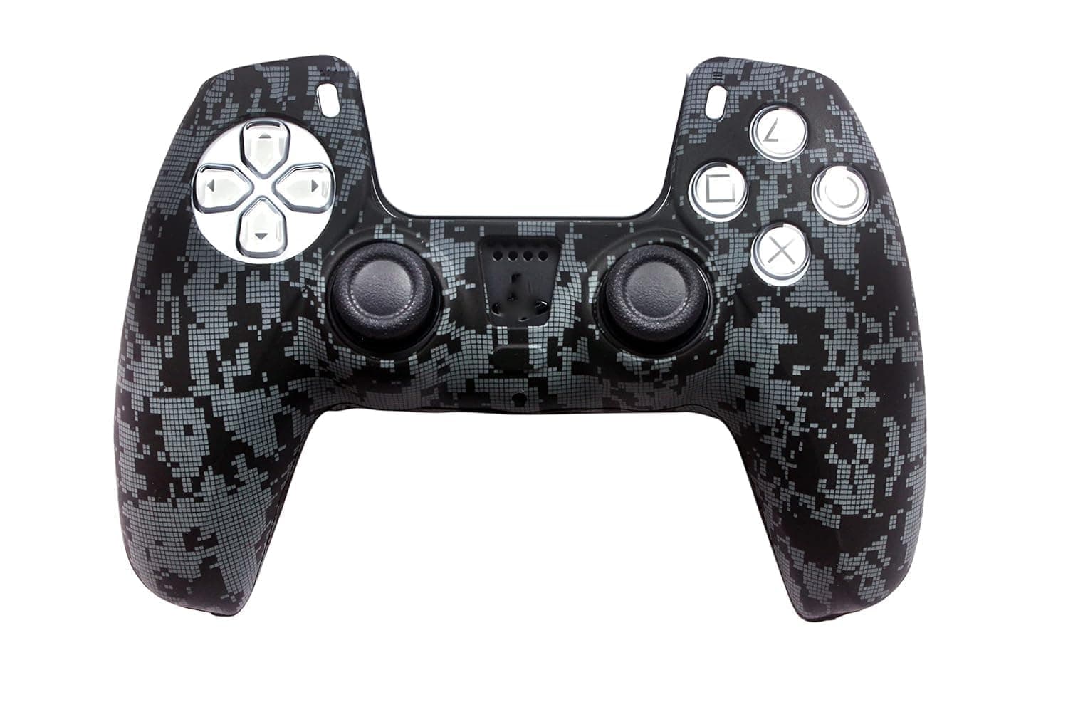 New World Silicon Cover Skin for PS5 Controller,Protective case Compatible for PS5 Controller (Gray)