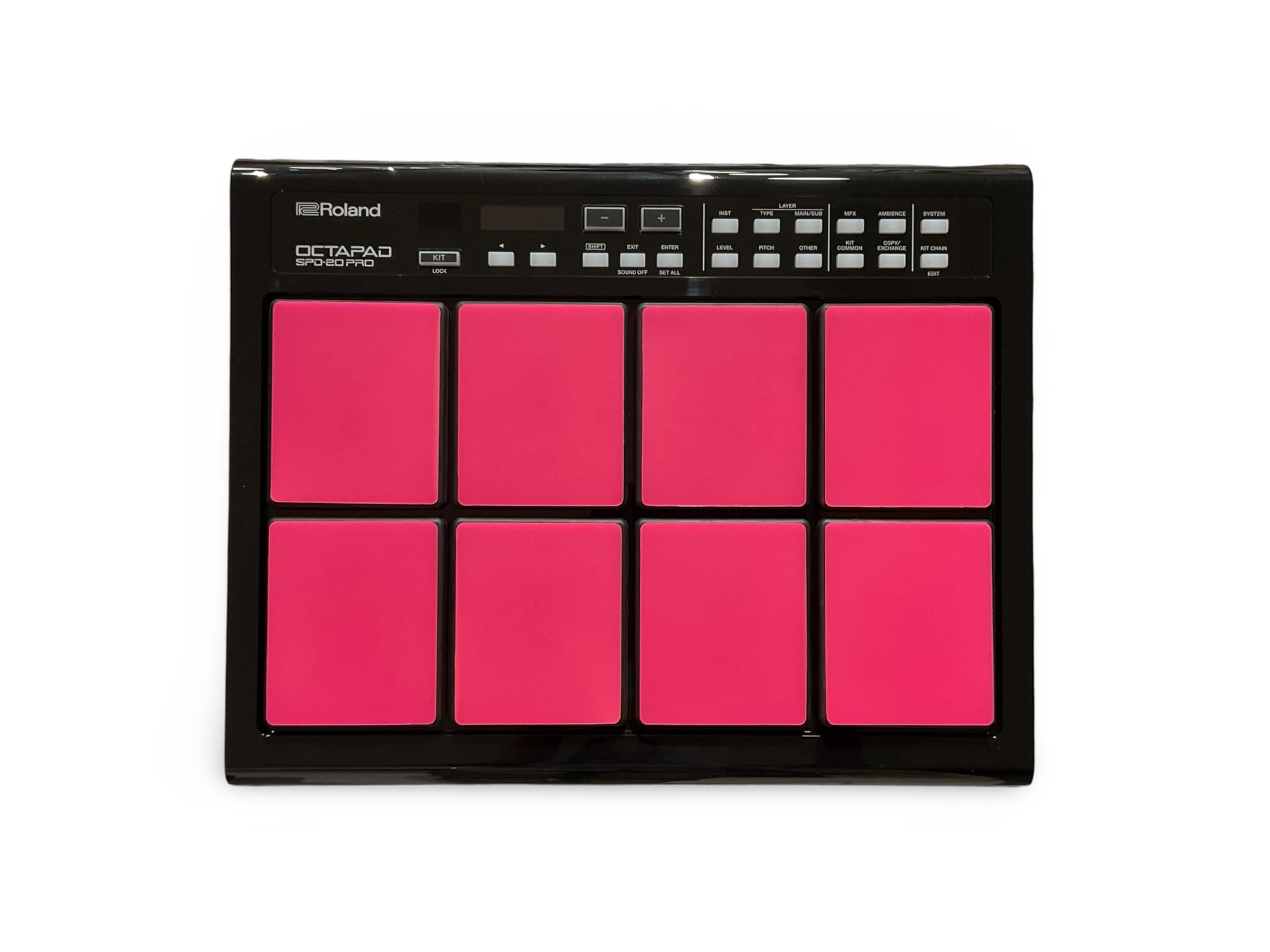Rhythm Pro Self Adhesive Silicon Rubber Patchment Set Of 8 Pcs For Roland Octapad SPD-20. Super look & Bounce, Ultimate Premium Quality Silicon, Protect Your Octapad From Hard Hitting.(PINK)