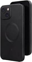 amazon basics Premium Mag-Safe Case for iPhone 13 | Shockproof & Anti-Scratch Cover | Soft Silicone with Wireless Charging | Camera Lens Guard - Black