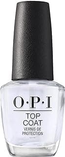 O.P.I Top Coat | 15 ml | Transparent Glossy Nail Paint with High Gloss Finish | Clear Top Coat Nail Polish | Long Lasting, Protects Against Chipping of Nail Lacquer