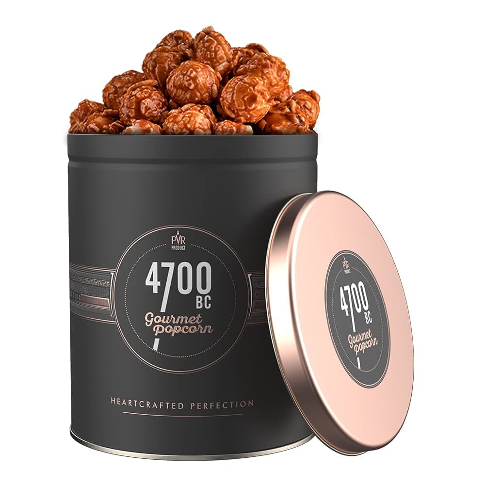 4700BC Gourmet Popcorn, Belgian Choco Caramel, Tin, 125g