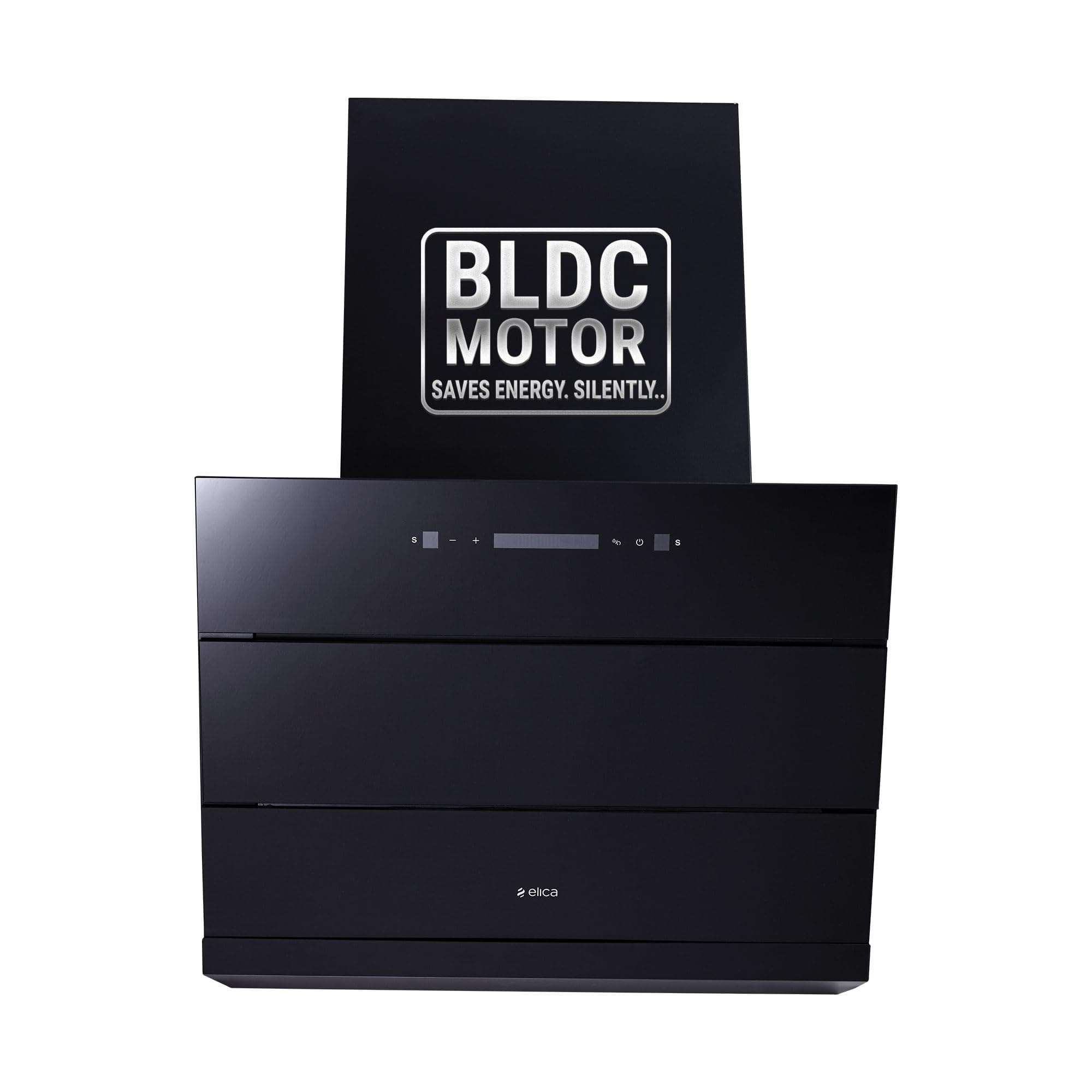 Elica 60cm 1500 m3/hr BLDC Filterless Autoclean Kitchen Chimney with 15 Years Motor & 5 Years Comprehensive Warranty | EFL 3V 601 BLDC HAC LTW MS NERO | Black | Touch + Motion Sensor Control