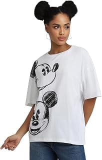FOREVER 21 Women Graphic Oversized T-Shirt