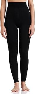 Amazon Brand - Symbol Women's Skinny Fit Mid Rise Winter Fleece Lined Thermal Leggings