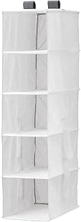 Ikea Painted Storage with 5 Compartments (White, 25X40X98 Cm) - Polyester
