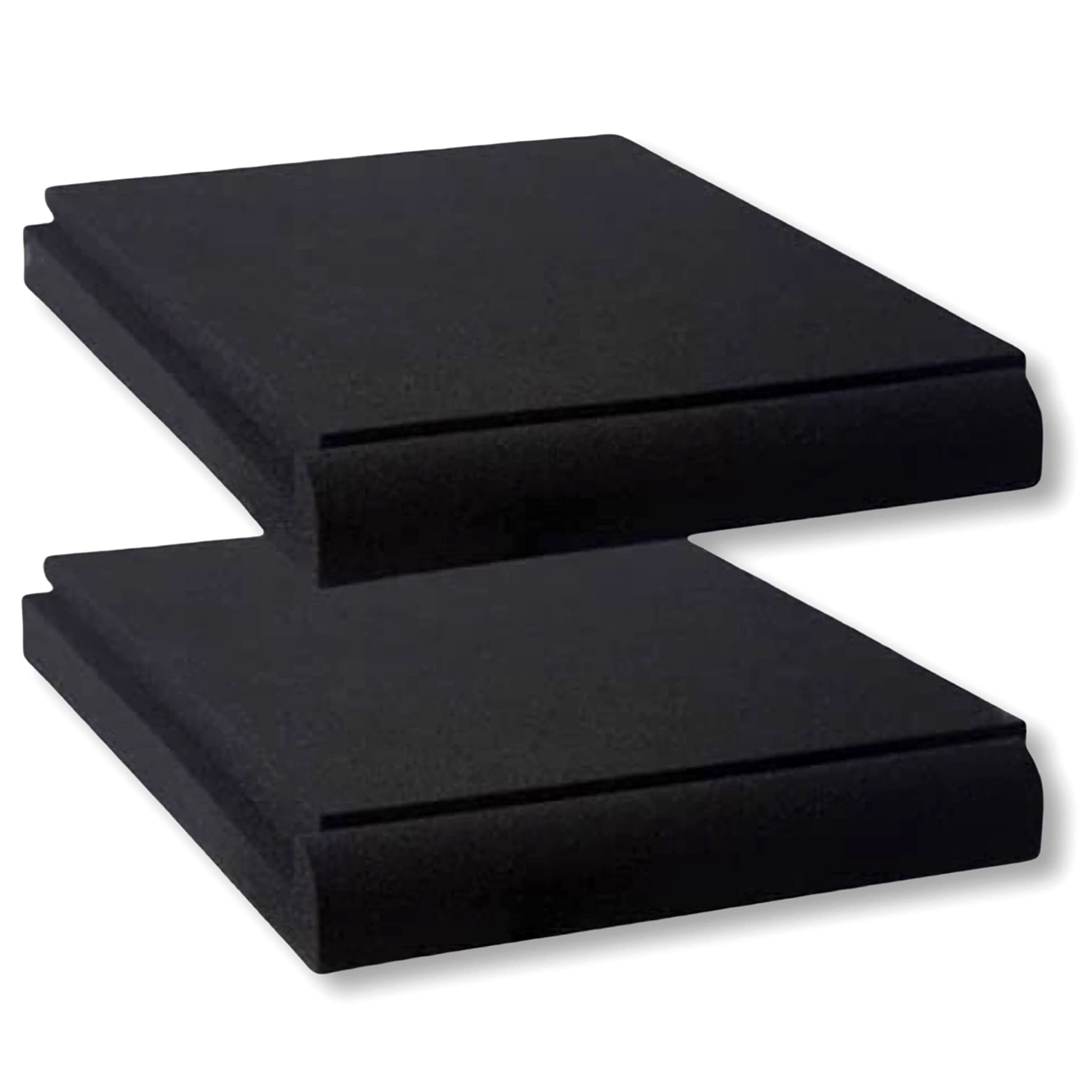 YGM Acoustic Foams® Studio Monitor/Speaker Isolation Pads for 3" - 5" inch Monitors with Angle Adjuster, 50 Kg/m³ Density [Best for 3-5 inch Studio Monitors]