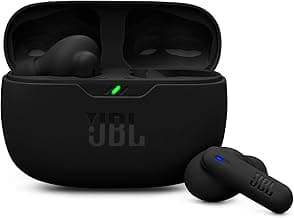 JBL Wave Beam 2 Ear Buds Wireless BluetoothV5.3, Active Noise Cancellation Earbuds,Multi Connect, App for Customized Extra Bass Eq, Relax Mode,Speed Charge, 40H Playback, Fast Pair,4 Mics,IP54(Black)