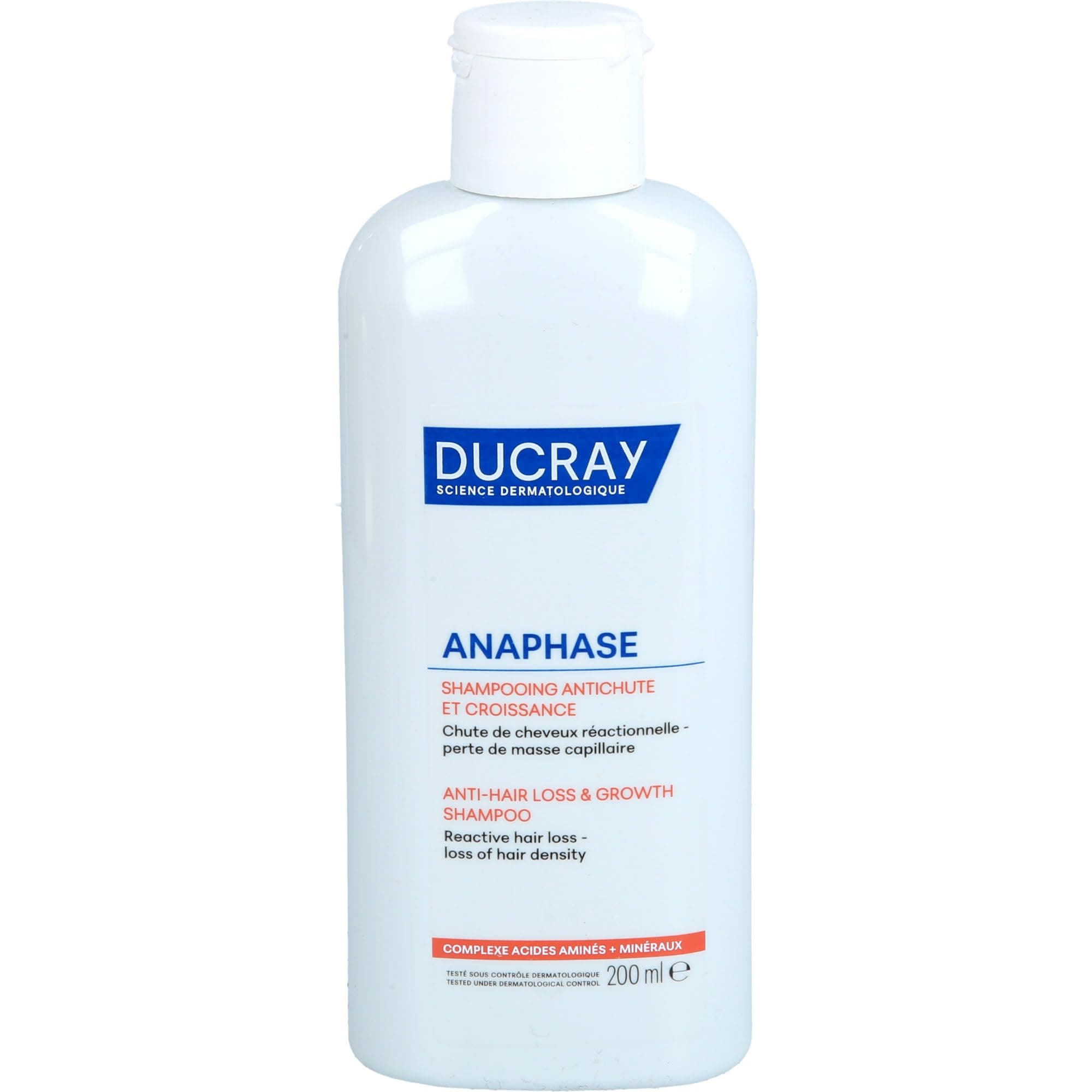 Ducray Anaphase+ Anti-hair loss complement shampoo 200ML I Increases Volume & Advanced Density I shampoo for Hair Fall,Hair Strengthening,Damaged Hair| Deep Scalp Cleanser
